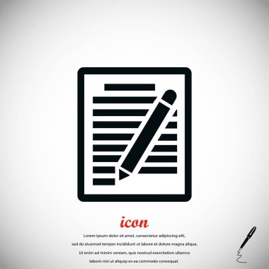 Kağıt vektör simgesi