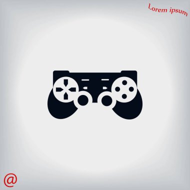 Oyun çubuğu simgesi. Vektör çizim