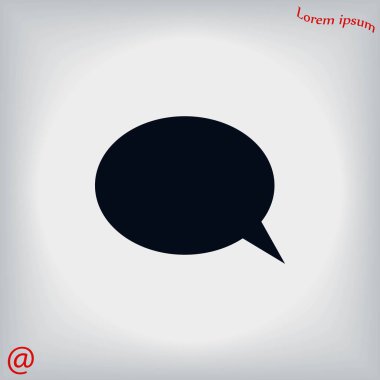 iletişimin bir düz simgesi