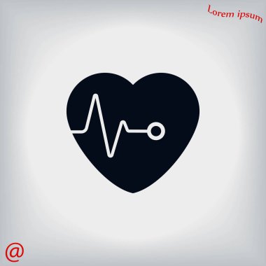 Kalpler vektör simgesi