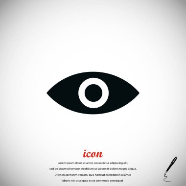 göz simgesi vektör