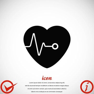 Kalpler vektör simgesi