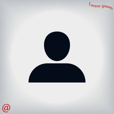 Kullanıcı simge vektör