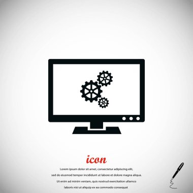 ayar dizüstü bilgisayar simgesi