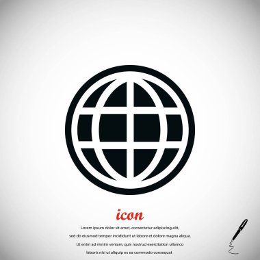 Dünya Vektör Simgesi