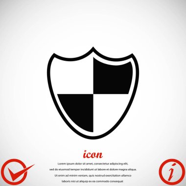 kalkan işareti simgesi