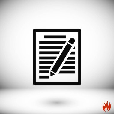 Kağıt vektör simgesi