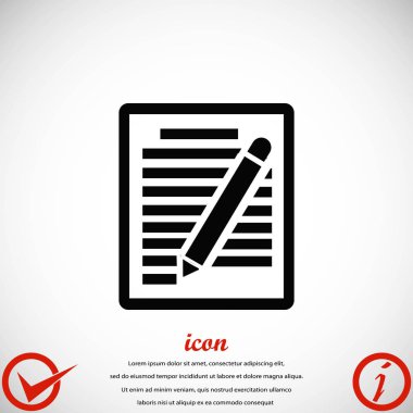 Kağıt vektör simgesi