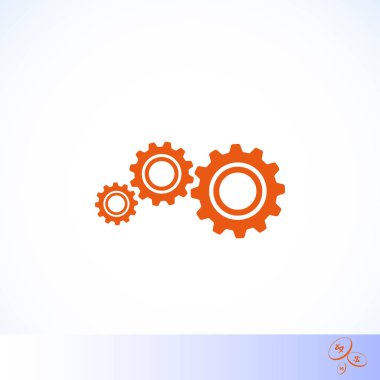 dişli simge vektör