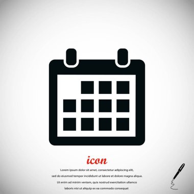 takvim simge vektör