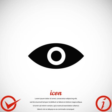 göz simgesi vektör