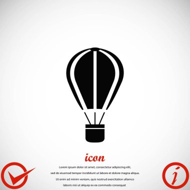 paraşüt simge vektör