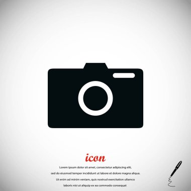 fotoğraf kamera vectoe simgesi