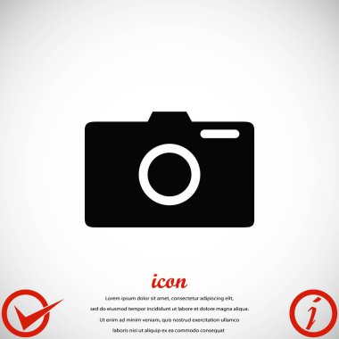 fotoğraf kamera vectoe simgesi