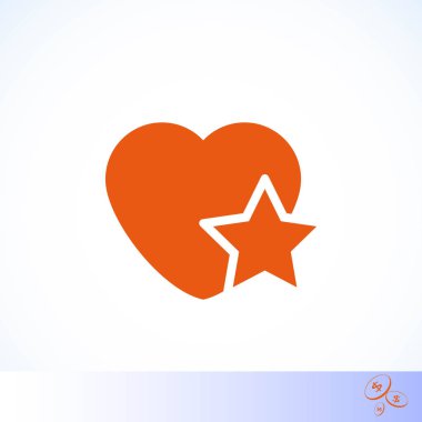 kalp yıldız simgesi