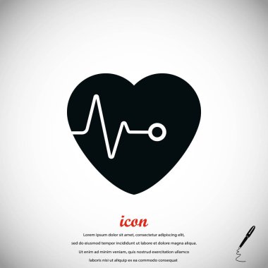 Kalpler vektör simgesi