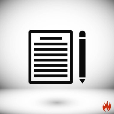 Kağıt simge vektör