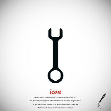 İngiliz anahtarı anahtar işareti simgesi