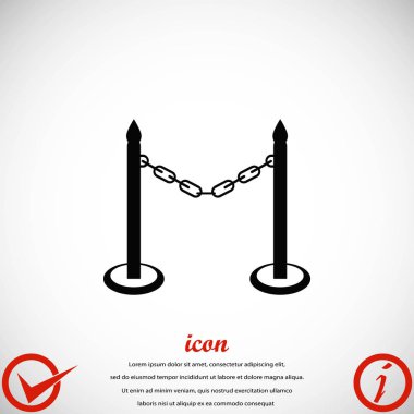 barikat simge vektör