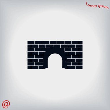 Köprü simge vektör