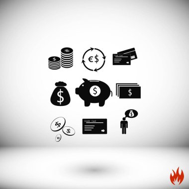 Finans ve para simgesi