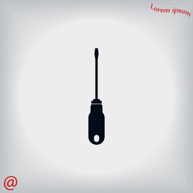 Tornavida vektör simgesi