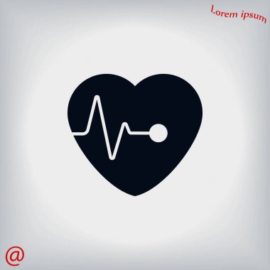 Kalpler vektör simgesi