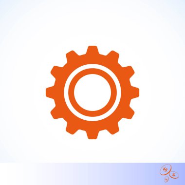 dişli simge vektör