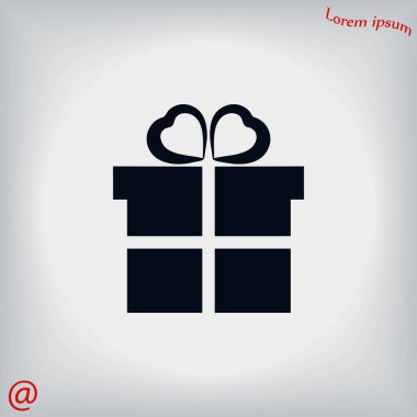 hediye simge vektör