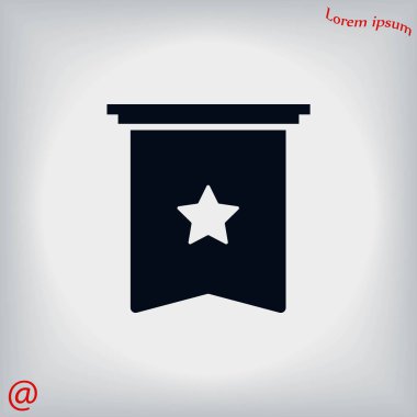 Yıldız simgesi vektör