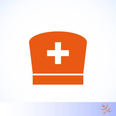 Düz hemşire simgesi