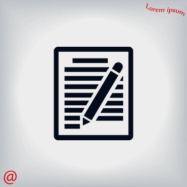 Kağıt vektör simgesi