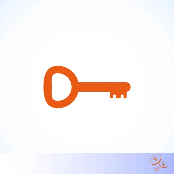 Key Icon vector — Stock Vector