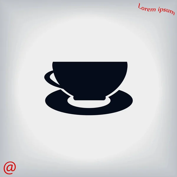 Icono de café vector — Vector de stock