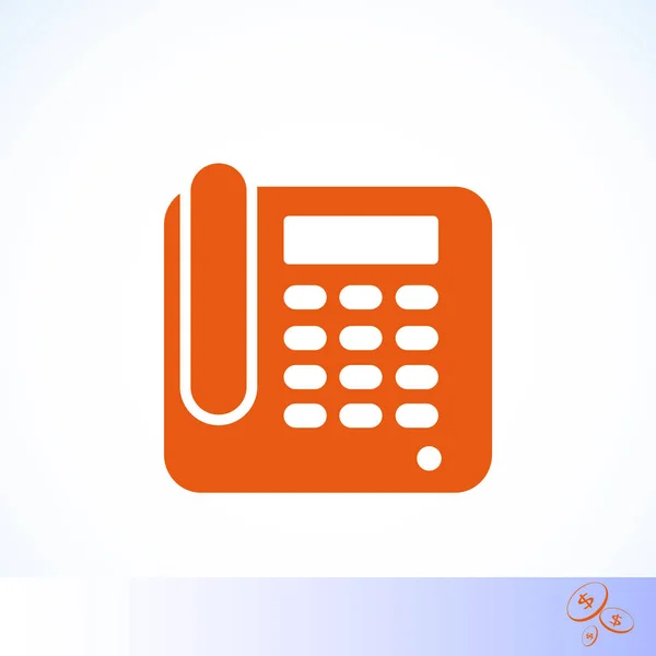 Office Phone Icon — Stock Vector