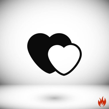 Kalp Vektörü Simgesi