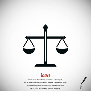 ölçek simge vektör