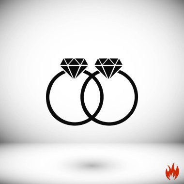 Yüzük vektör simgesi