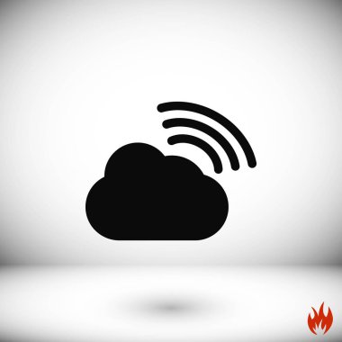 bulut vektör simgesi