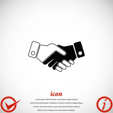 el sıkışma simge vektör