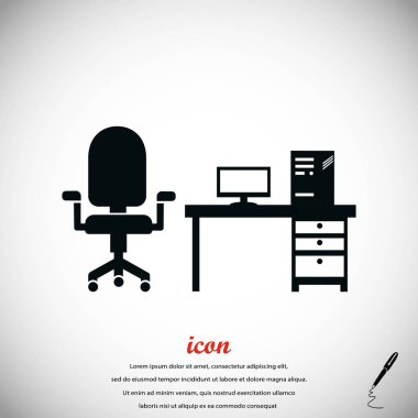 Bilgisayar vektör çizim simgesi