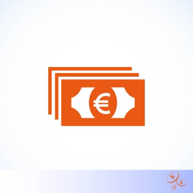Euro vektör simgesi