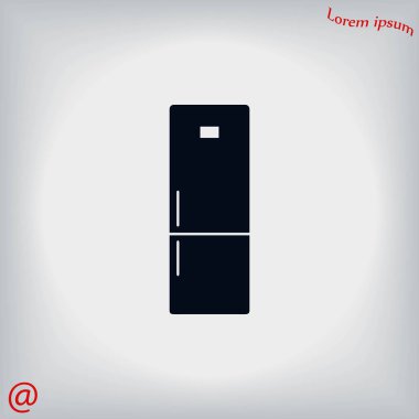 Buzdolabı simge vektör