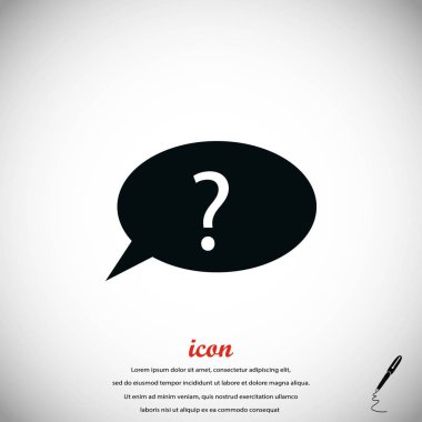 Soru işareti simgesi