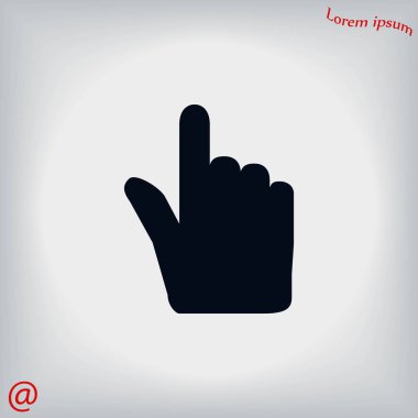 El imleç vecior simgesi