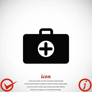 Hemşirelik çanta simgesi