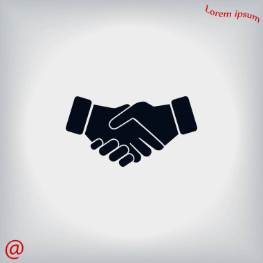 el sıkışma simge vektör