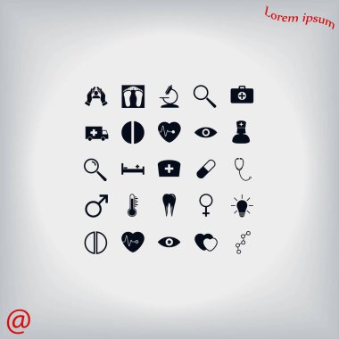 tıbbi simge vektör