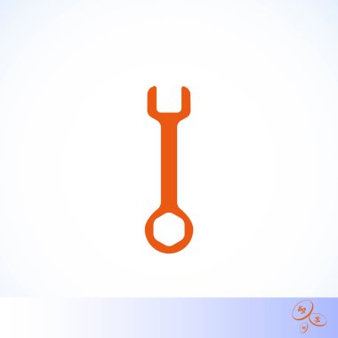 İngiliz anahtarı anahtar işareti simgesi