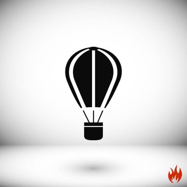 paraşüt simge vektör